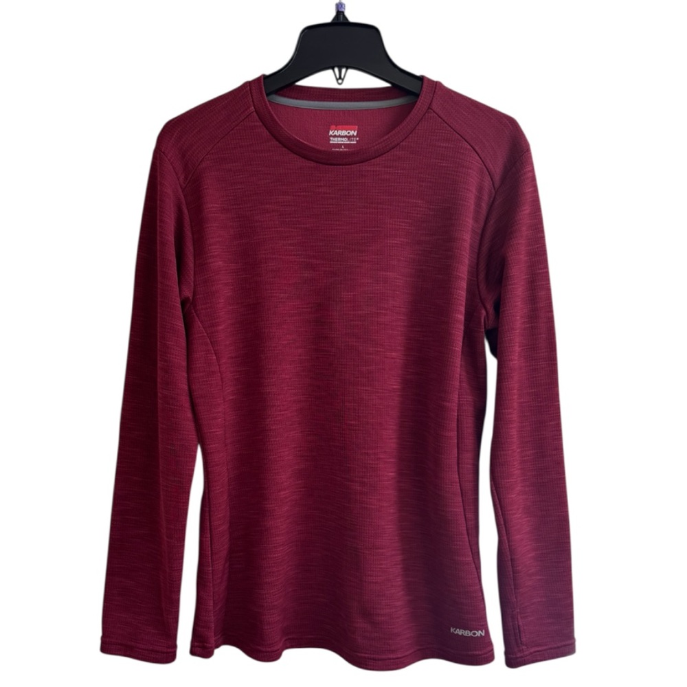 Karbon Womens Large Long Sleeve Thermolite Active Top Used with Care